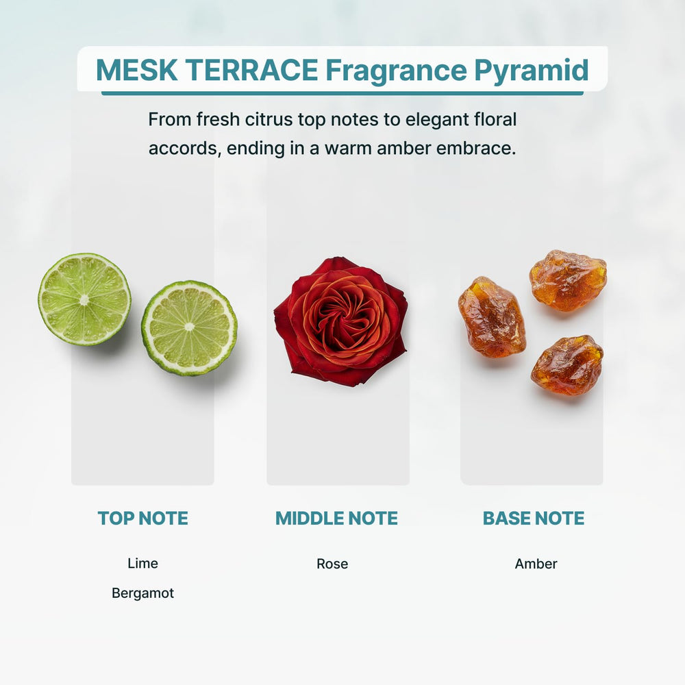 Zone Scent MESK Terrace rose-heart close-up signaling elegant floral character for refined rooms