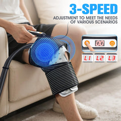 ZoneJoy knee therapy control panel illustrates six timer options for customization.