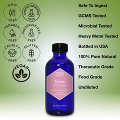 Zongle Therapeutics Thyme Oil diffuser aroma creates a calming atmosphere