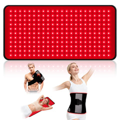 ZonGym red light therapy pad front view for comprehensive coverage and comfort