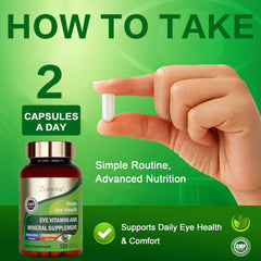 Zooone capsules in glass of water ready to take, easy swallowing