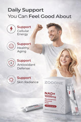 Workout-ready vitality with Zooone NAD+ for focused daily performance.