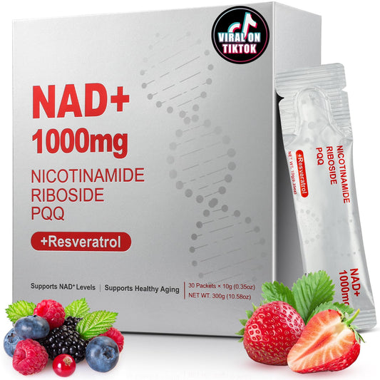 ZOROAHER NAD+ liquid bottle highlighting premium formula for sustained energy.