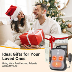 Zorynae back-neck massager with 3D kneading and heat offering versatile sessions