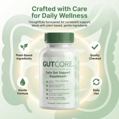 Visual of Zotreval GutCore daily routine for consistent use.