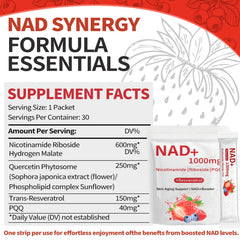 Zotreval NAD Resveratrol liquid dosage packet being ready to use