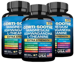 Ingredient chart on Zoyava Corti-Soothe outlines adaptogens for balance