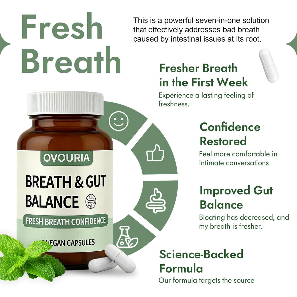 ZPX Ovouria probiotic ingredients mint highlights natural mint flavor and gut-friendly probiotics.