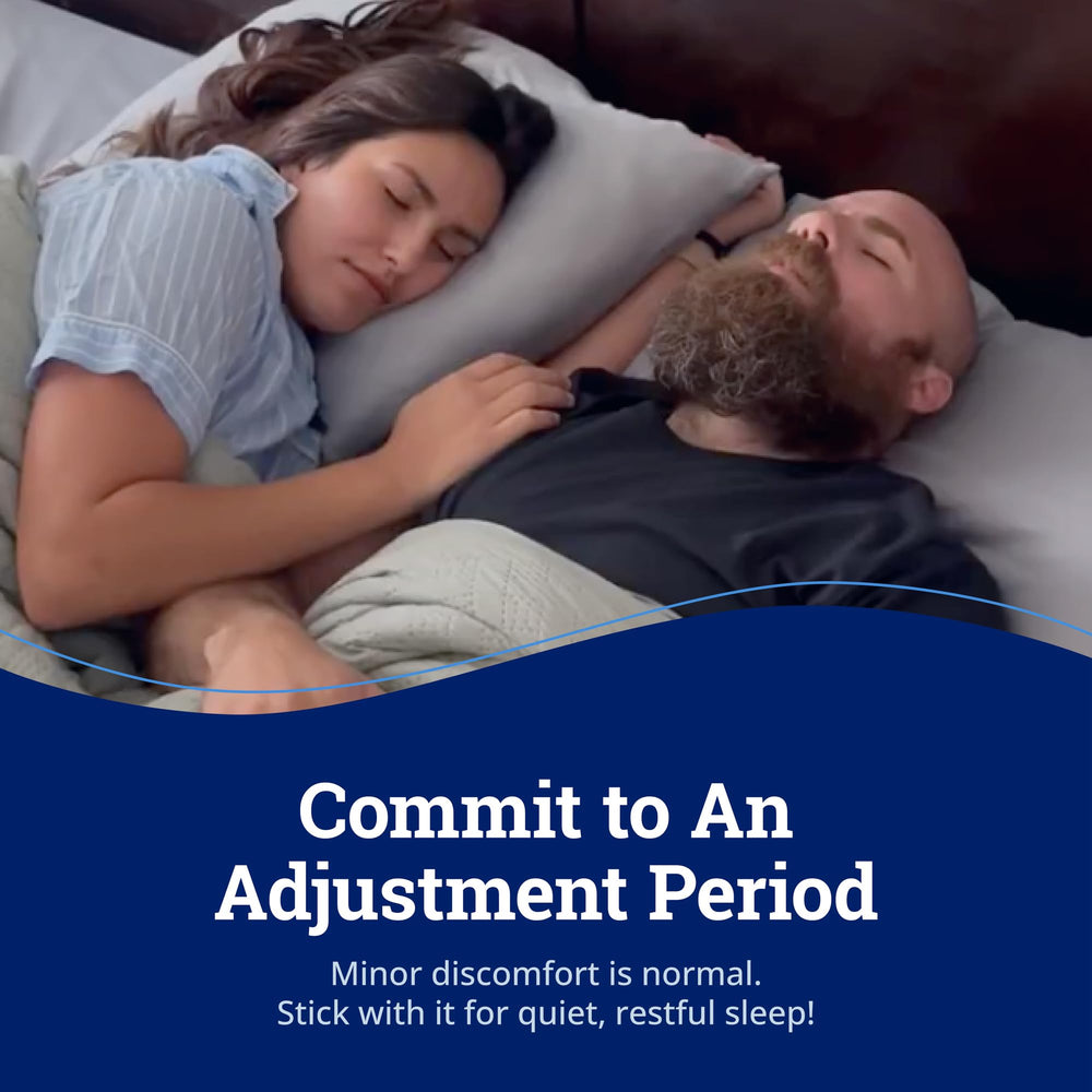 ZQuiet adjustable comfort-fit design allows personalized jaw position.