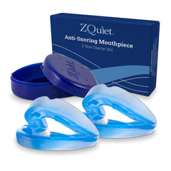 ZQuiet starter pack mouthpieces in 2mm and 6mm sizes for customizable comfort.