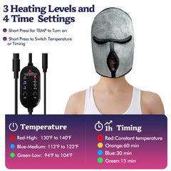 ZRBWM heated pad eye area for soothing relief during headaches