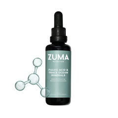 Zuma Nutrition fulvic acid and trace minerals bottle for daily hydration and mineral balance.