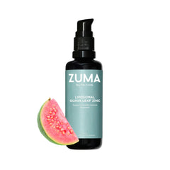 Zuma Nutrition Guava Leaf Zinc bottle for daily wellness on the go.