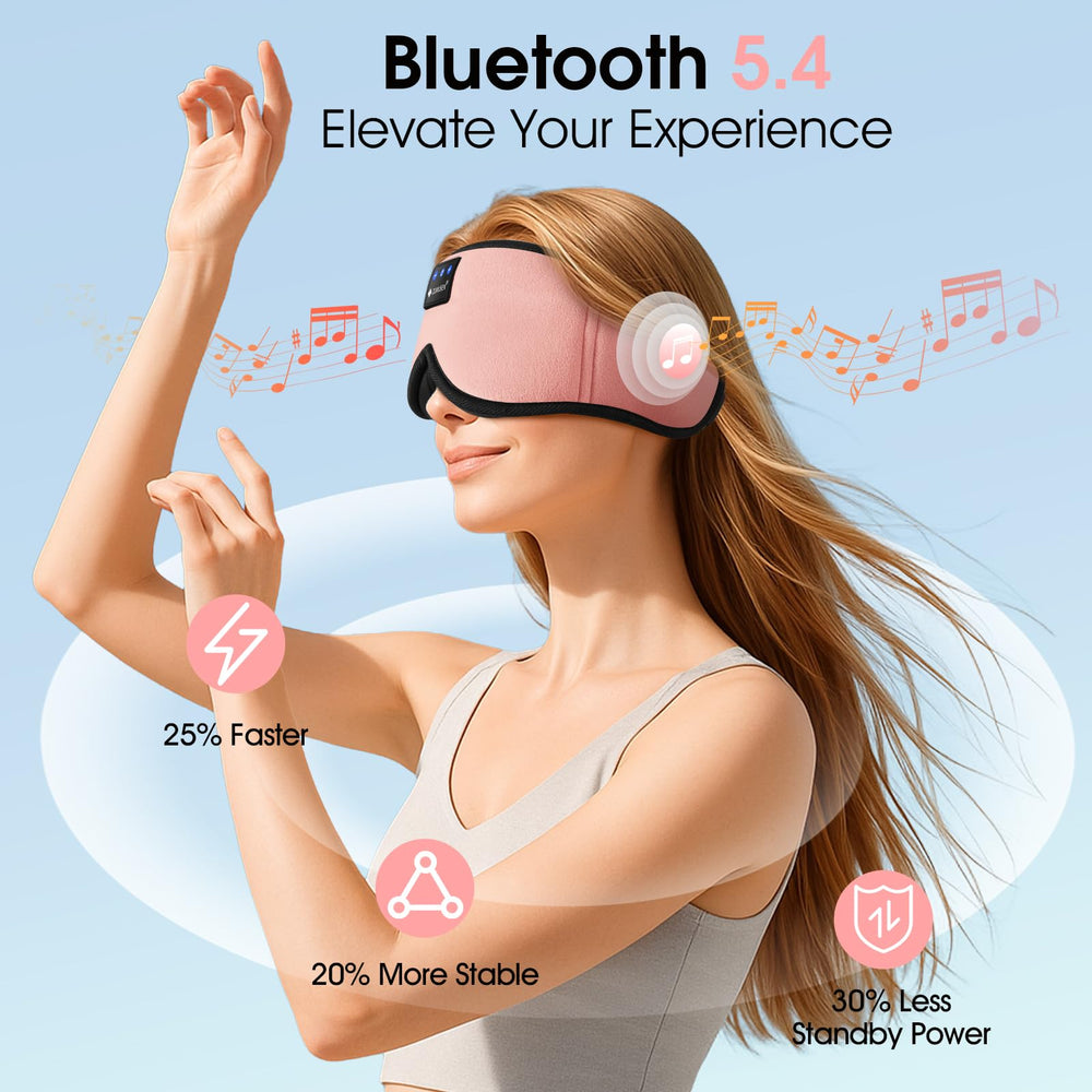 Nose-wing design blocks light for deeper rest with ZUMUSEN mask