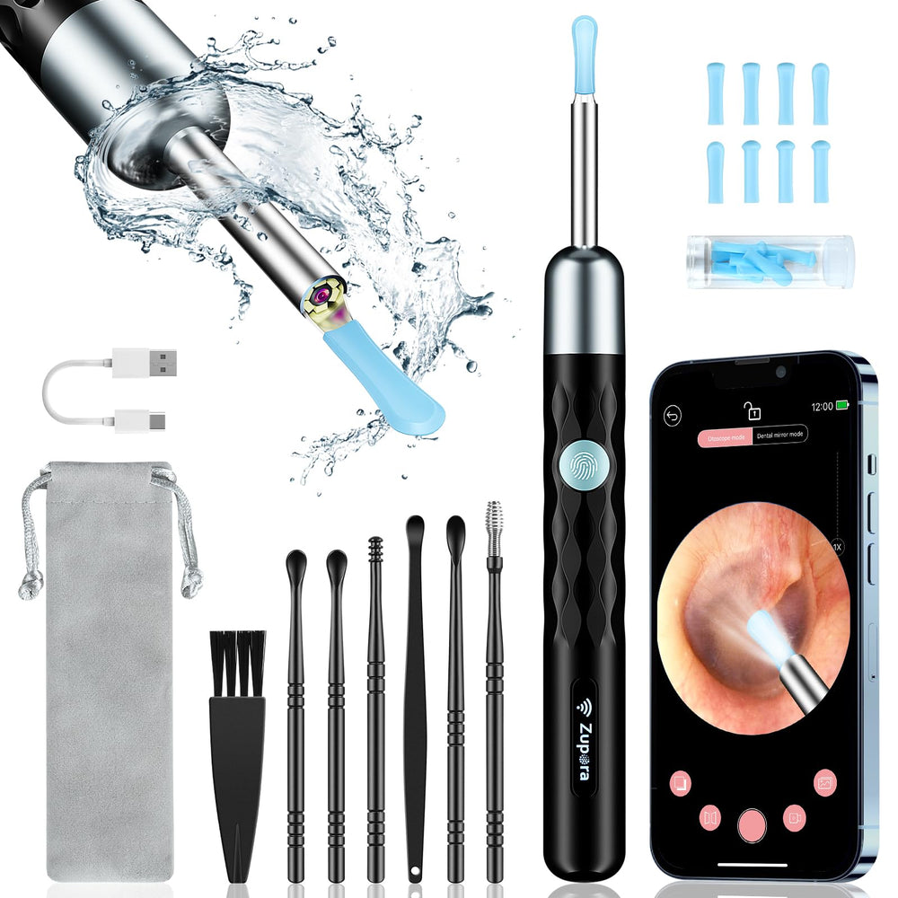 Zupora ear camera 1440p view for clear ear canal inspection