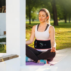 Zupora red light belt worn for daily activities shows all-day comfort