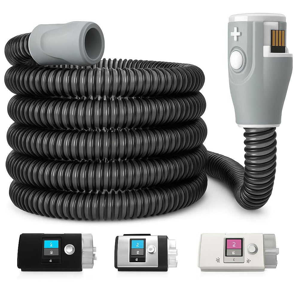 ZURNMED Climate-Line air hose for AirSense 10 ensures stable airflow for uninterrupted nights.