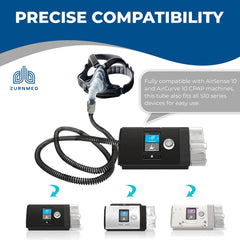 ZURNMED secure quick connection prevents accidental disconnections at night.