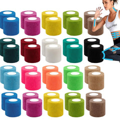 Zwealthygift 40-pack color bandage wraps offering versatile first aid options.