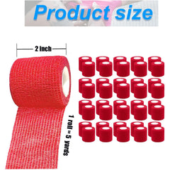 Zwealthygift BandageWrap easy-tear design lets you wrap quickly without scissors.