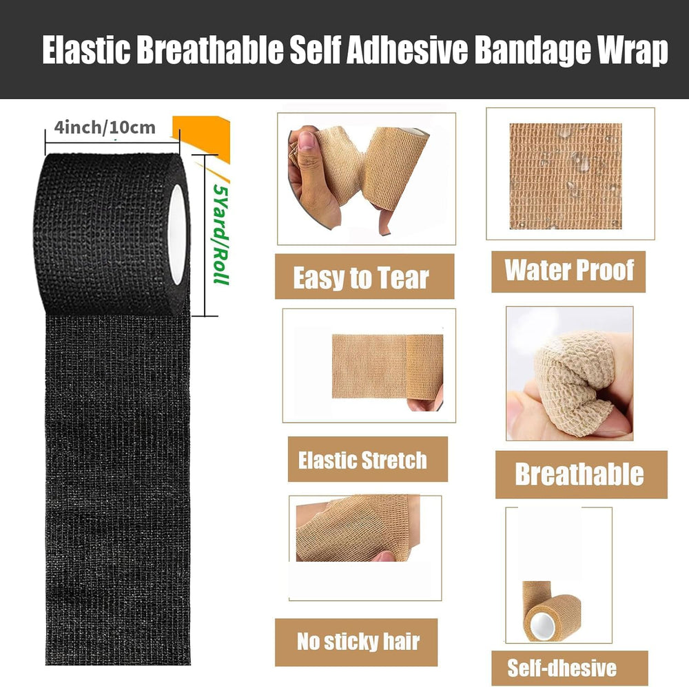 Zwealthygift easy-tear wrap being applied by hand for quick use