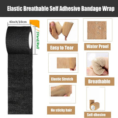 Zwealthygift easy-tear wrap being applied by hand for quick use