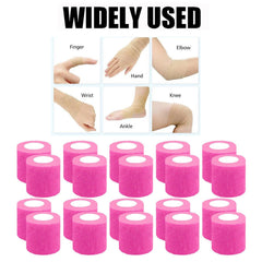 Zwealthygift pink sports wrap suitable for wrists and ankles during workouts