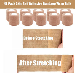 Zwealthygift vet wrap for pets protects fur without sticking to hair.