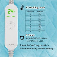 ZXU auto shut-off promotes safe, worry-free heating sessions