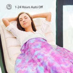 ZXU extra-large 50x60 inch coverage fits on couch or bed.