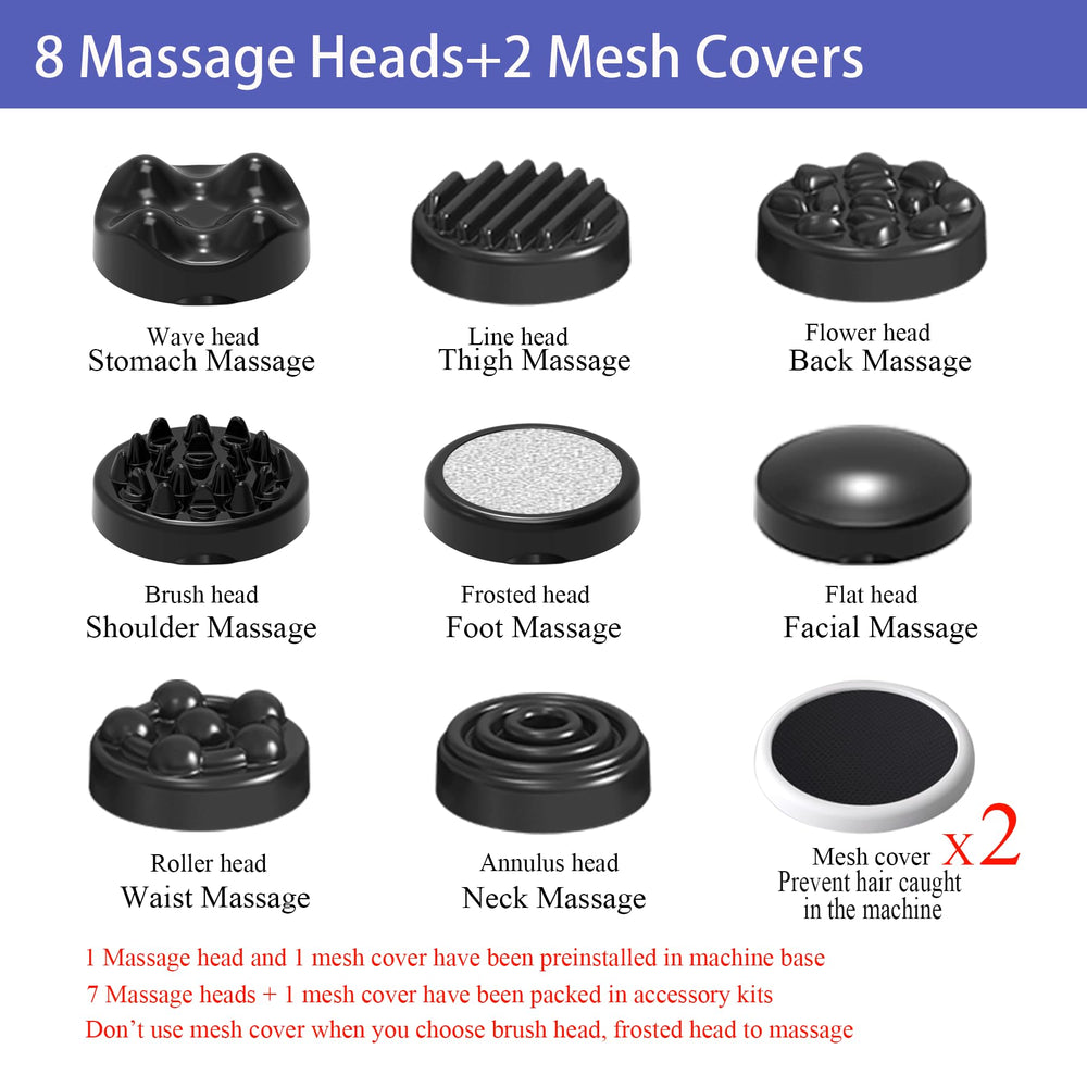 ZY ZERYEW full-body massage coverage including stomach, arms, legs