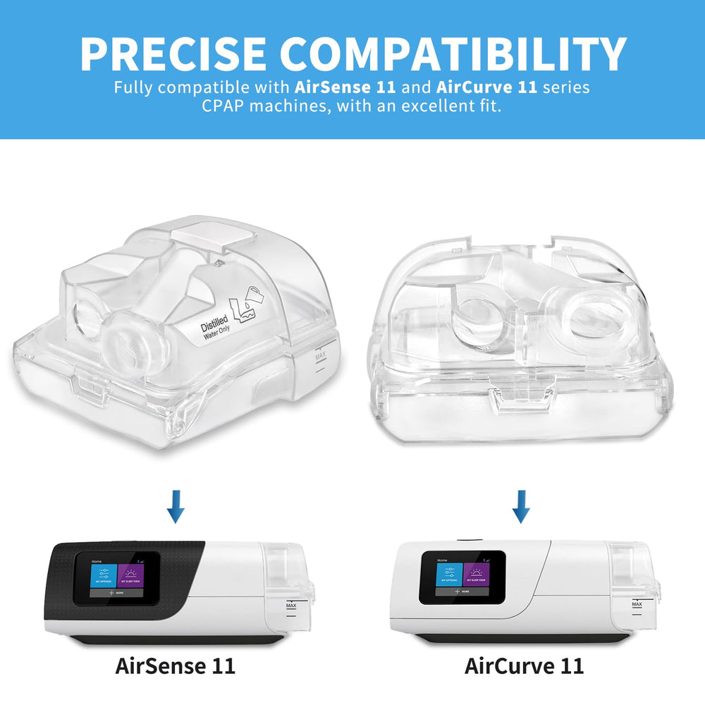 ZYG replacement water chamber for AirCurve 11 fit with a tight seal.