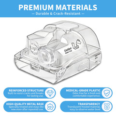ZYG water chamber has 380ml capacity for longer use.