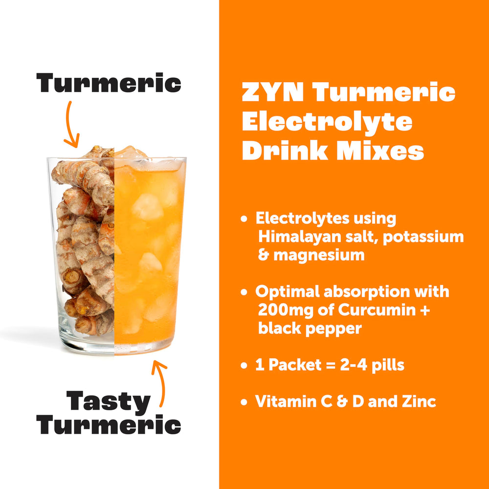 Glass of ZYN mango-pomegranate drink ready to enjoy during activity