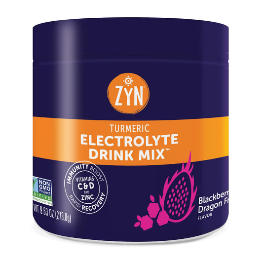 ZYN electrolyte hydration blackberry-dragonfruit packet for refreshing daily hydration.