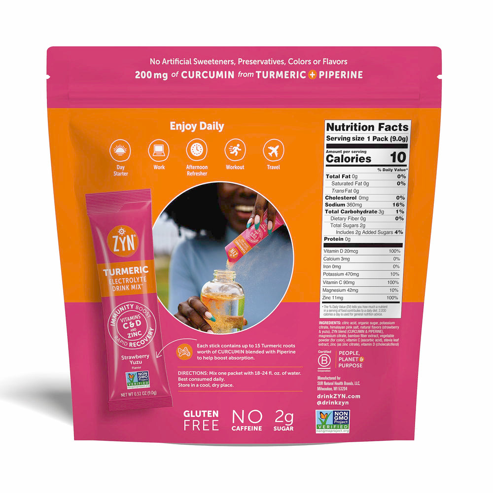 ZYN turmeric curcumin boost visual highlighting recovery support