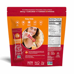 ZYN turmeric-curcumin hydration packets with piperine for absorption