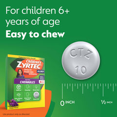 Zyrtec 48-count box for children’s allergy relief