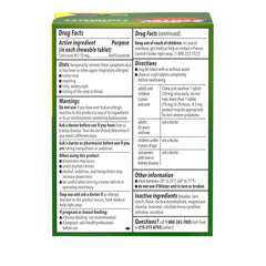 Zyrtec dye-free chewables tablet placed on table for home use