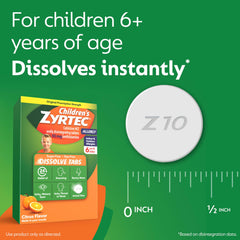 Zyrtec Children's allergy relief suited for indoor and outdoor triggers.