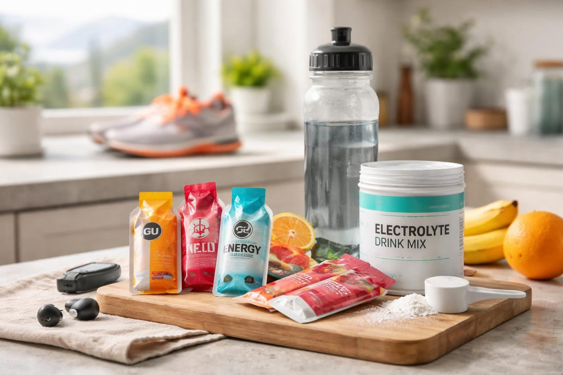 Energy gels and electrolytes for Alberta long runs
