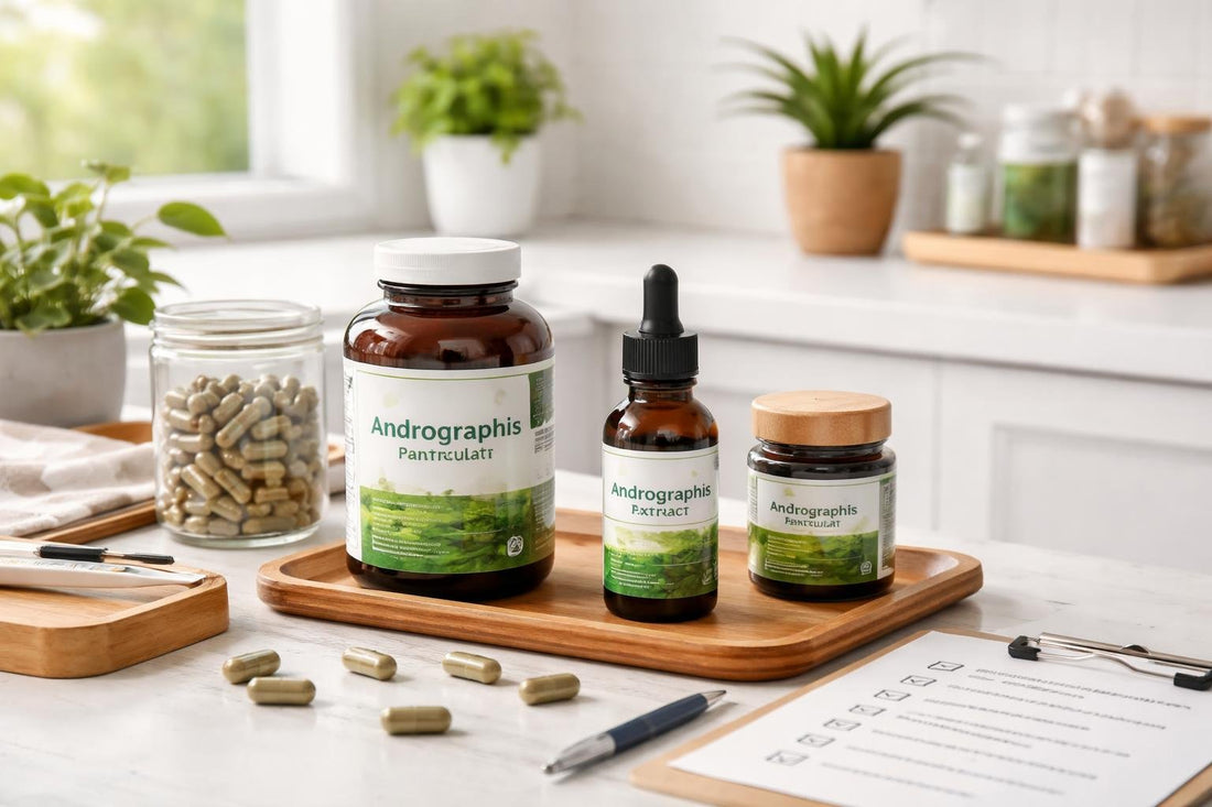 Andrographis supplements storage and safety checklist for Ontario