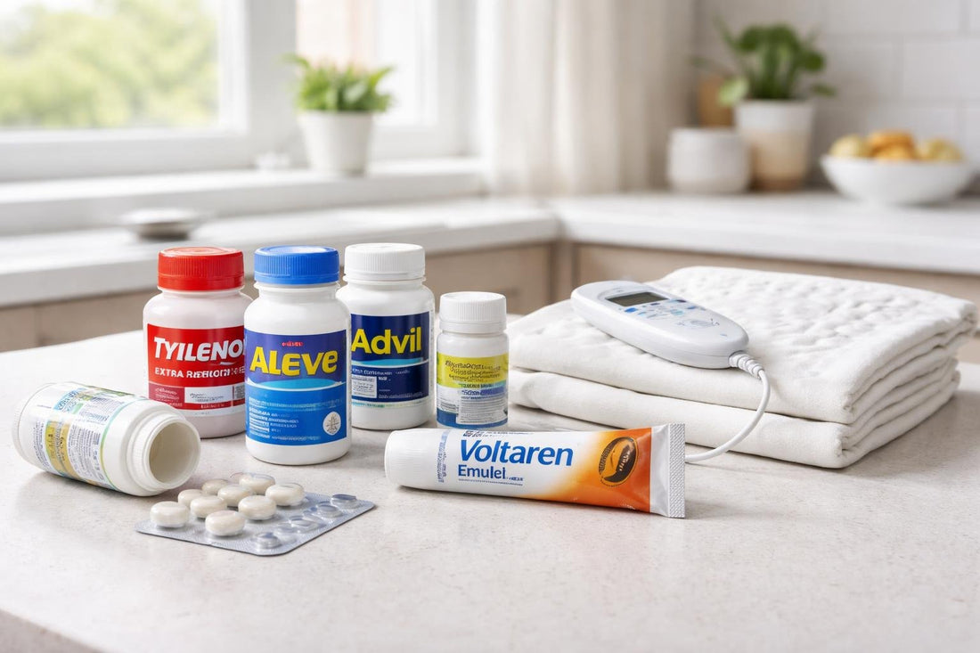 back pain relief medications and heat therapy products