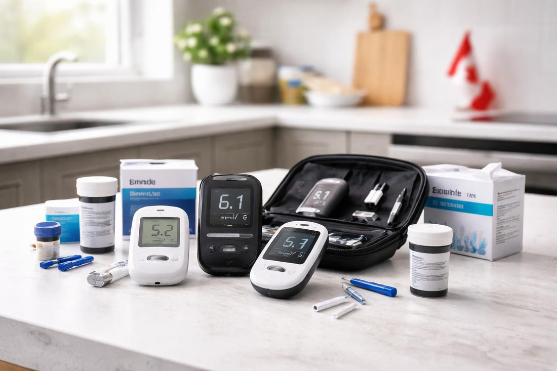 Canadian blood glucose monitors, test strips and lancets