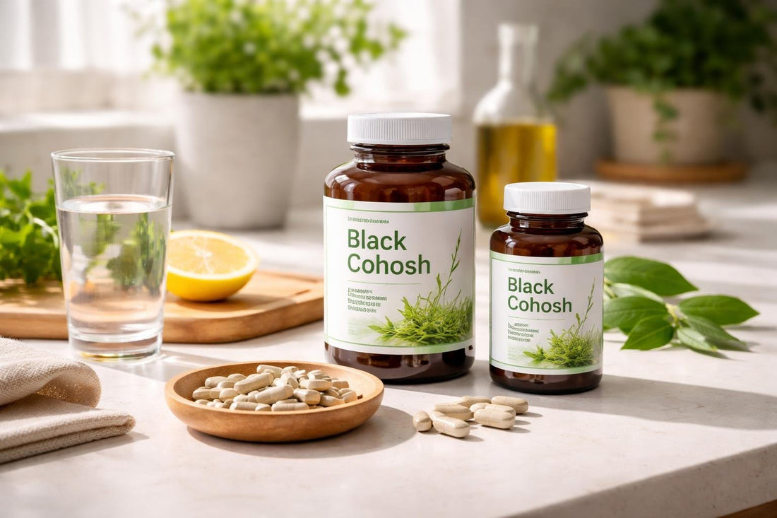 Black Cohosh supplement bottles and capsules Canada