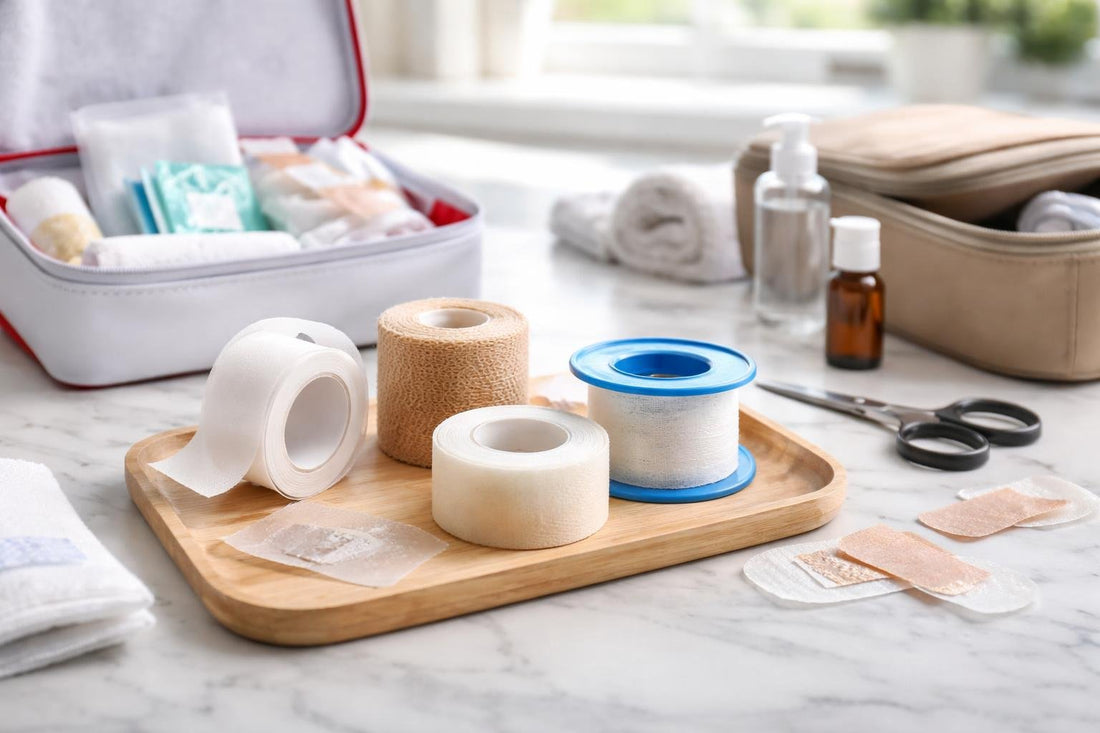 Affordable first aid tapes for home and travel kits