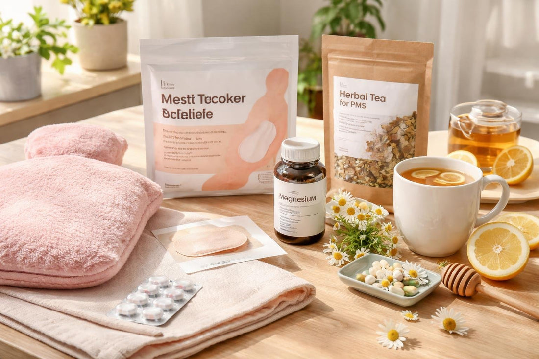 Budget menstrual pain relief essentials: heat pads, teas, patches
