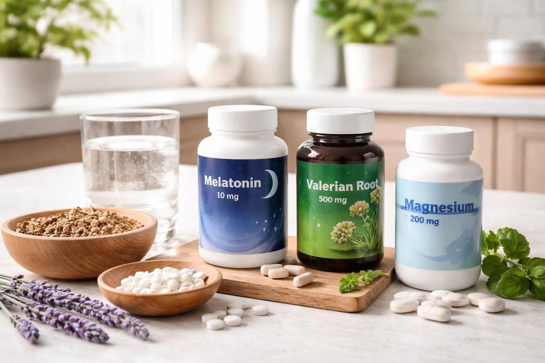 Affordable melatonin magnesium and valerian sleep supplements in Canada