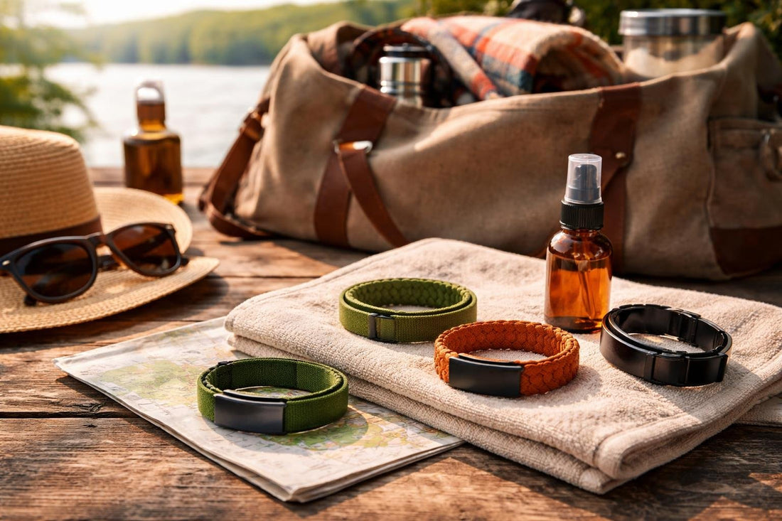 Repellent wristbands packed for Canadian cottage weekend