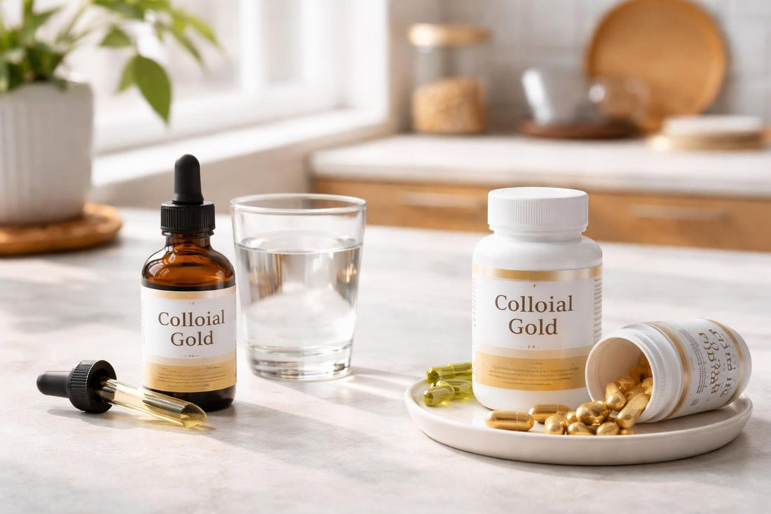 Liquid vs capsule colloidal gold mineral supplements in Canada